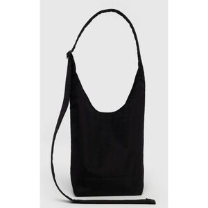 BAGGU Black Small Heavyweight Nylon Sling Crossbody Bag Tote New With Retail Tag